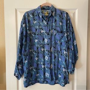 Vintage 80s Button Down Men’s Shirt Medium